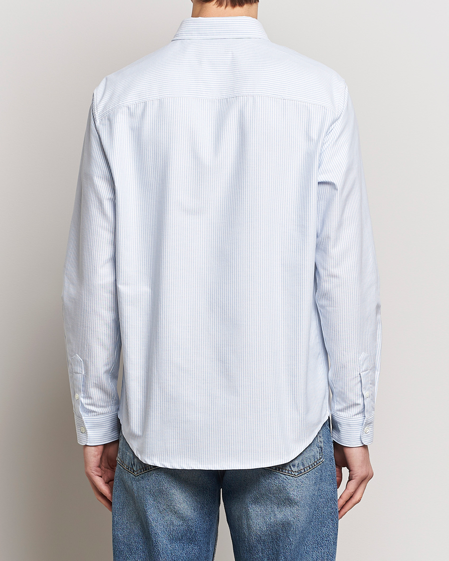 Herren | Hemden | A.P.C. | Greg Striped Oxford Shirt Blue/White