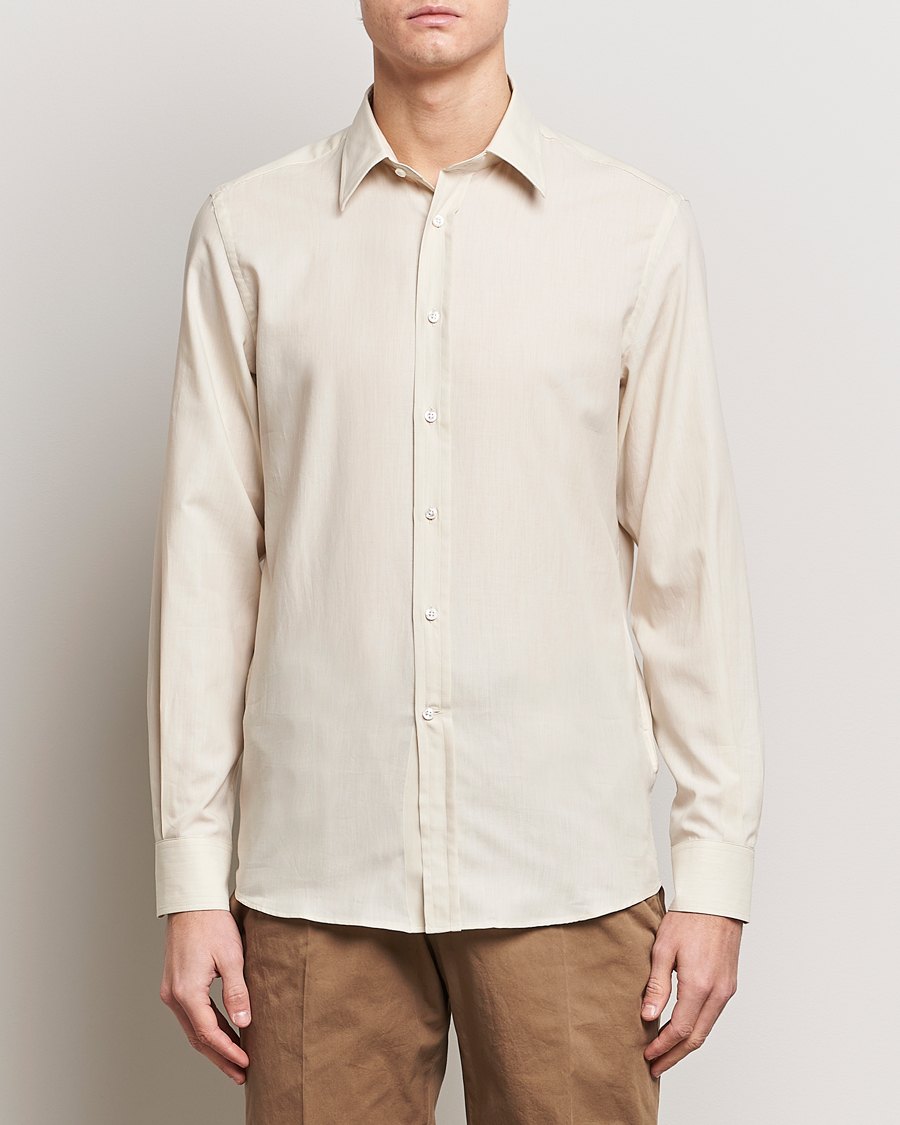 Herren | Hemden | Ralph Lauren Purple Label | Soft Cotton Shirt Cream