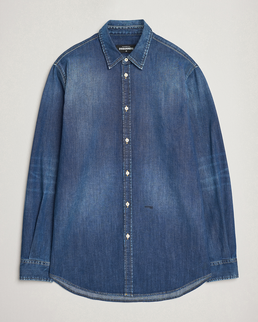 Herren | Hemden | Dsquared2 | Relax Dan Denim Shirt Blue