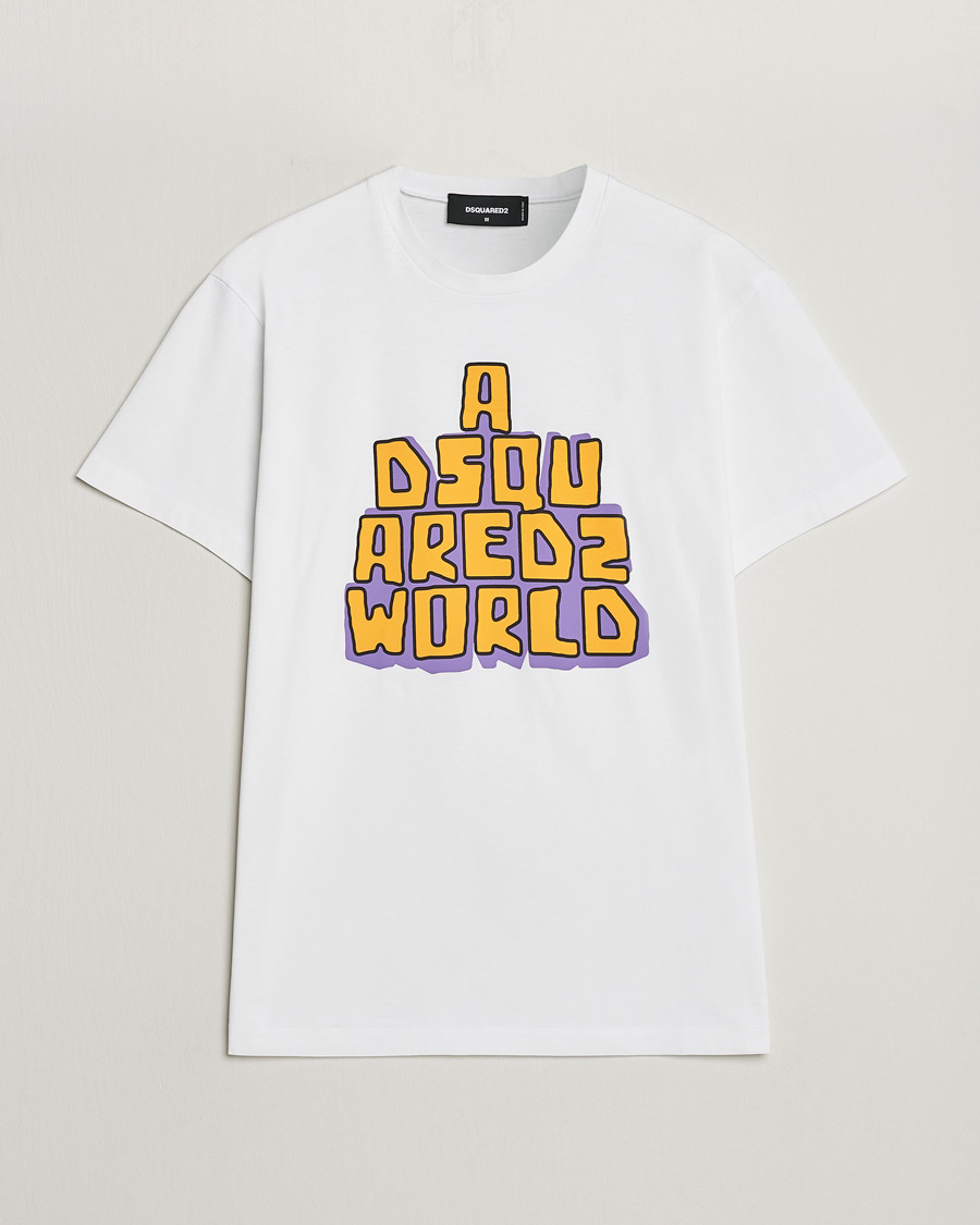 Herren | T-Shirts | Dsquared2 | Cool Fit Logo Crew Neck T-Shirt White