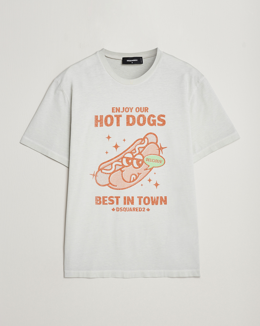 Herren | T-Shirts | Dsquared2 | Regular Fit Logo Crew Neck T-Shirt Mint