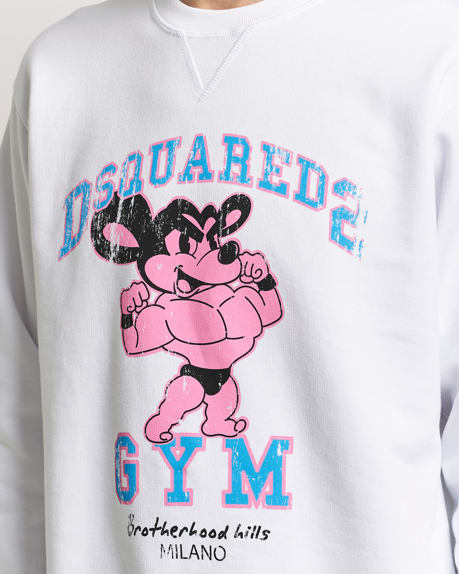 Herren | Pullover | Dsquared2 | Cool Fit Crew Neck Sweatshirt White