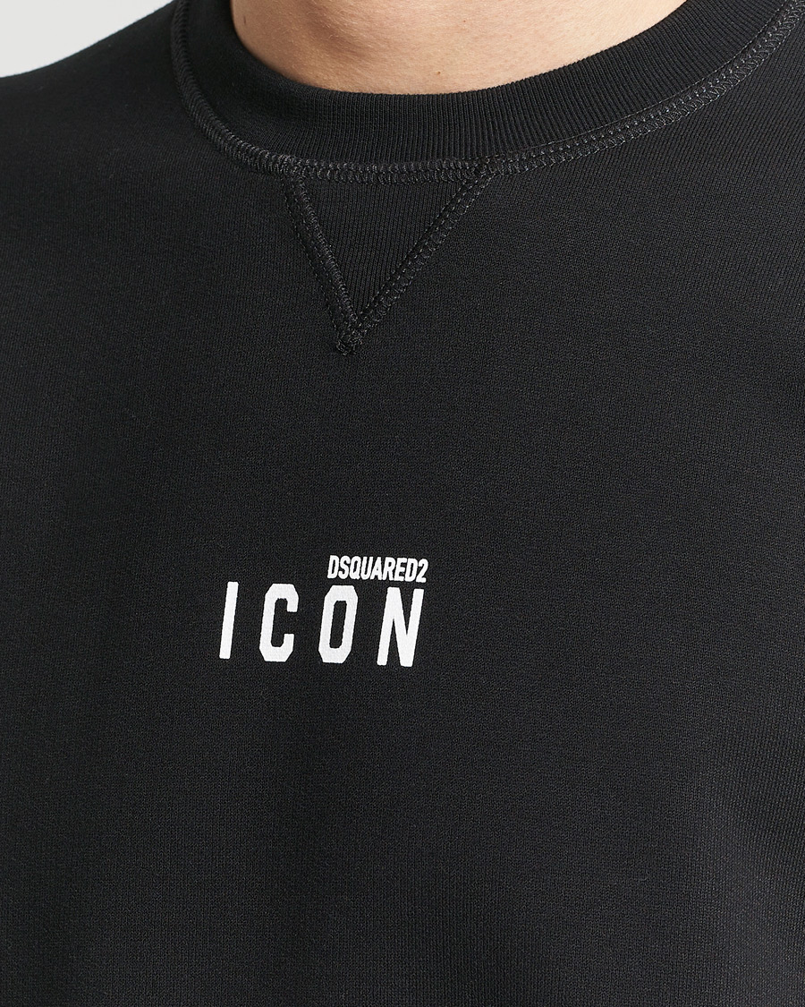 Herren | Pullover | Dsquared2 | Icon Small Logo Crew Neck Sweatshirt Black