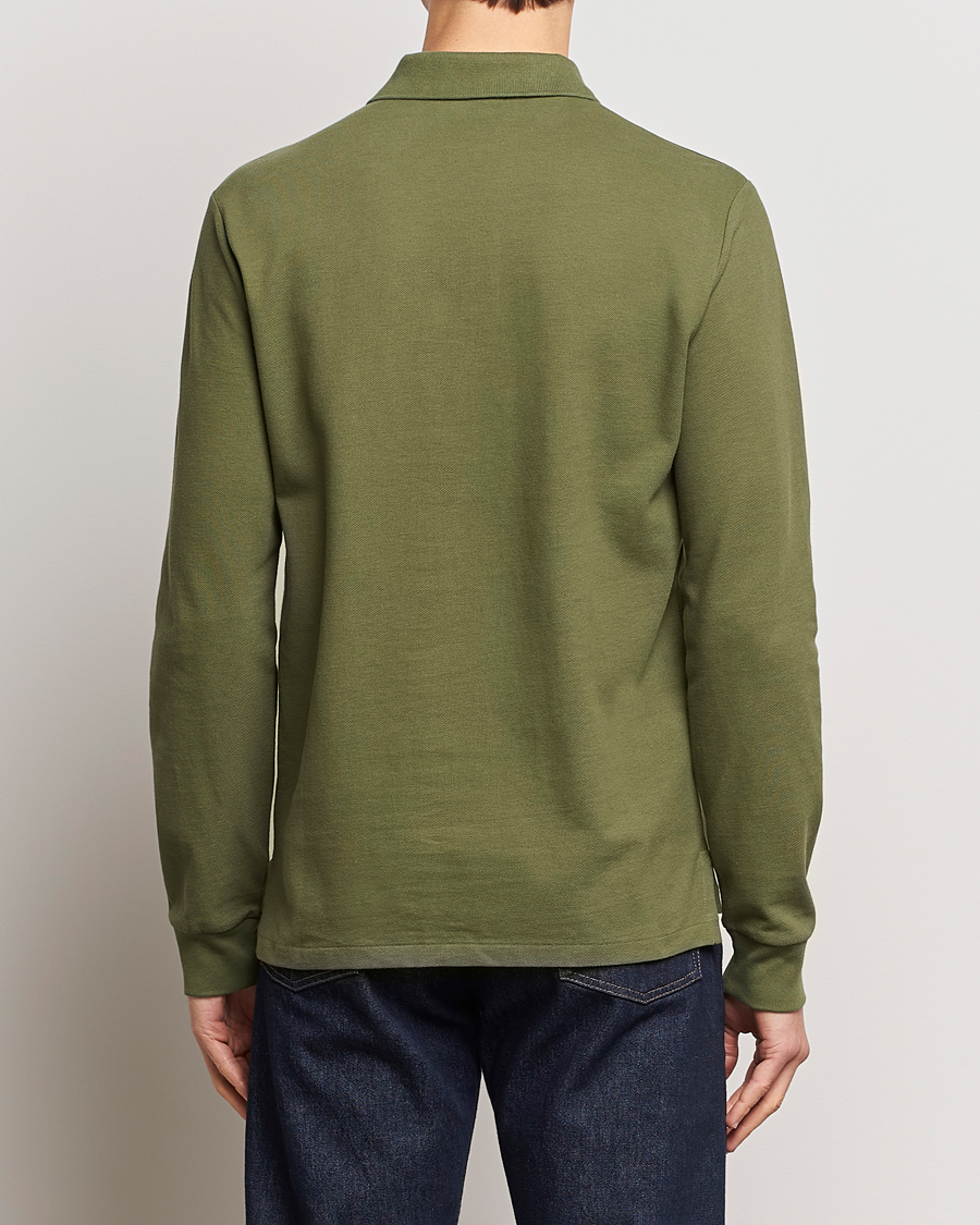 Herren | Pullover | Polo Ralph Lauren | Custom Slim Fit Long Sleeve Polo Dark Sage
