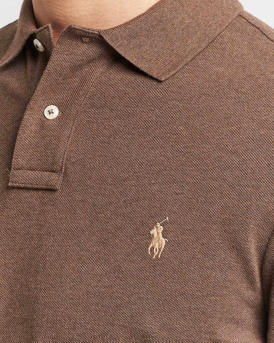 Herren | Pullover | Polo Ralph Lauren | Slim Fit Long Sleeve Polo Cedar Heather