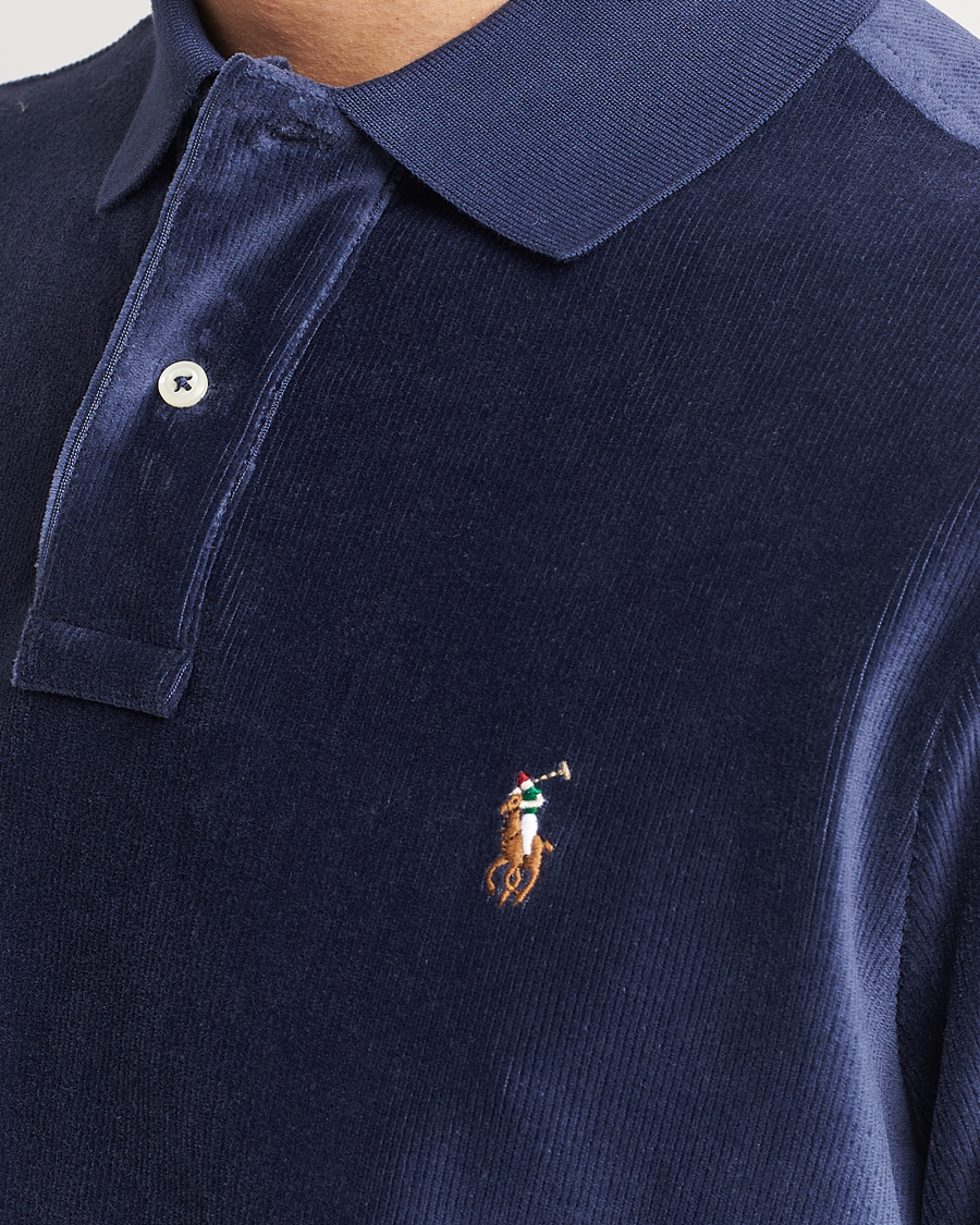 Herren | Poloshirts | Polo Ralph Lauren | Corduroy Polo Newport Navy