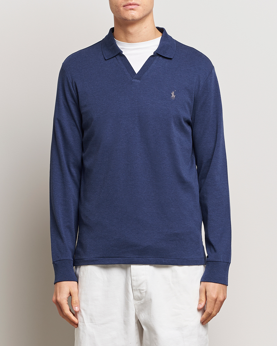 Herren | 30% sale | Polo Ralph Lauren | Long Sleeve Polo Shirt Navy Heather 