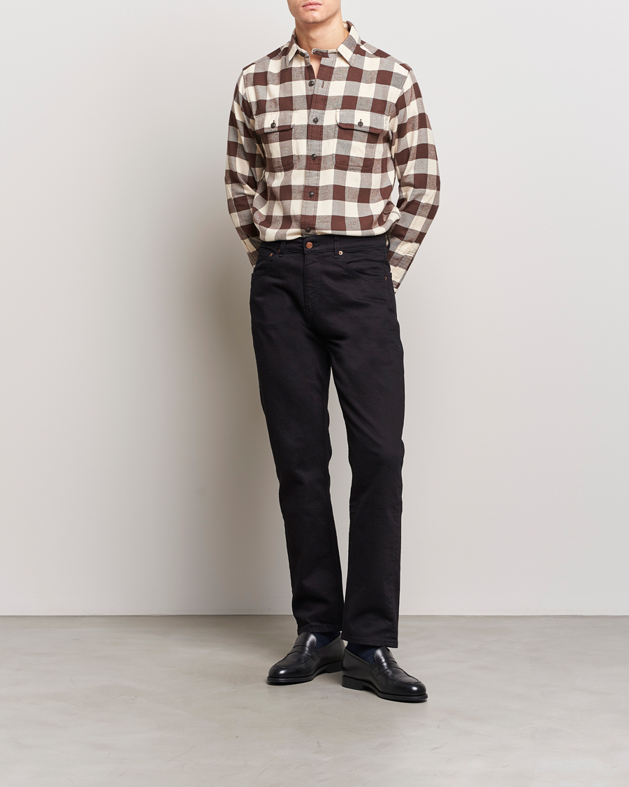 Herren | Hemden | Polo Ralph Lauren | Ranch Checked Pocket Overshirt Cream/Brown