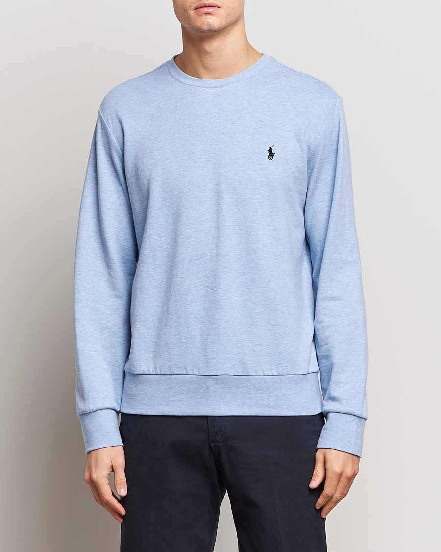 Herren | Sweatshirts | Polo Ralph Lauren | Double Knitted Jersey Sweatshirt Isle Heather
