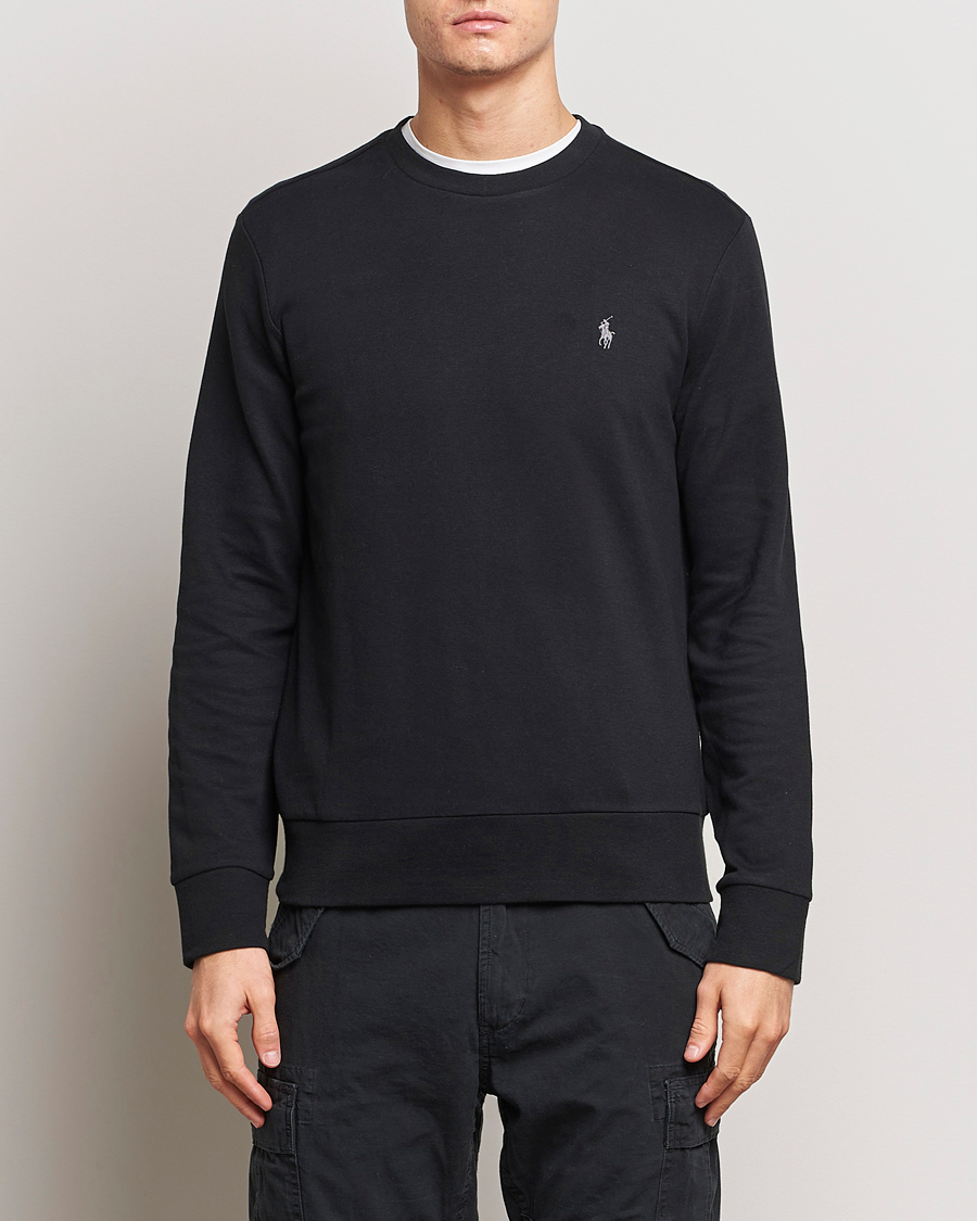 Herren | Sale kleidung | Polo Ralph Lauren | Double Knitted Jersey Sweatshirt Black