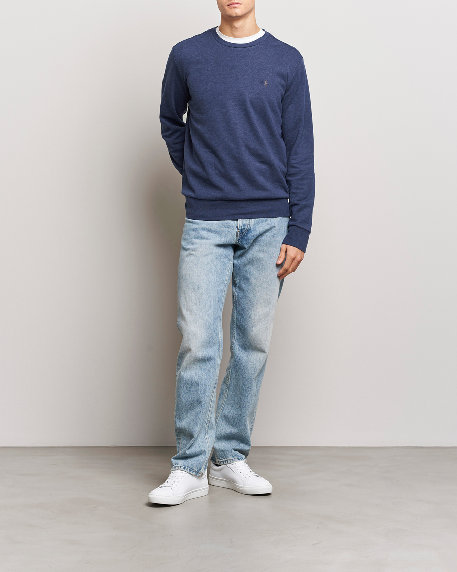 Herren | Pullover | Polo Ralph Lauren | Double Knitted Jersey Sweatshirt Navy Heather