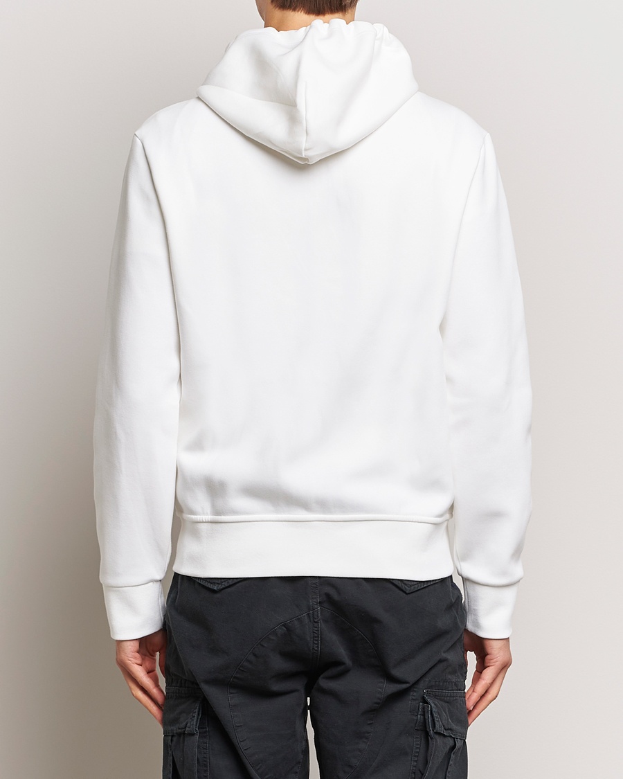 Herren | Pullover | Polo Ralph Lauren | Double Knitted Full-Zip Hoodie White
