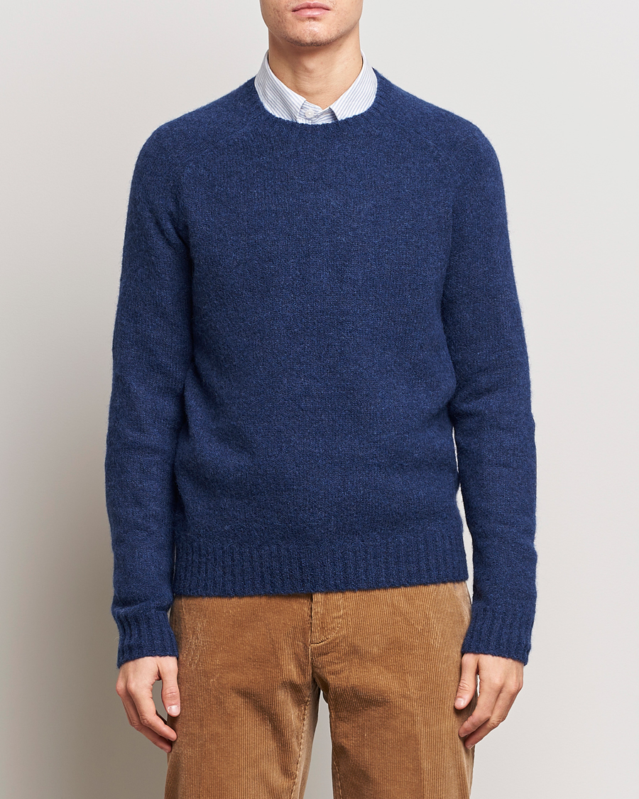 Herren | Kategorie | Polo Ralph Lauren | Alpaca Knitted Crew Neck Sweater Navy Heather 