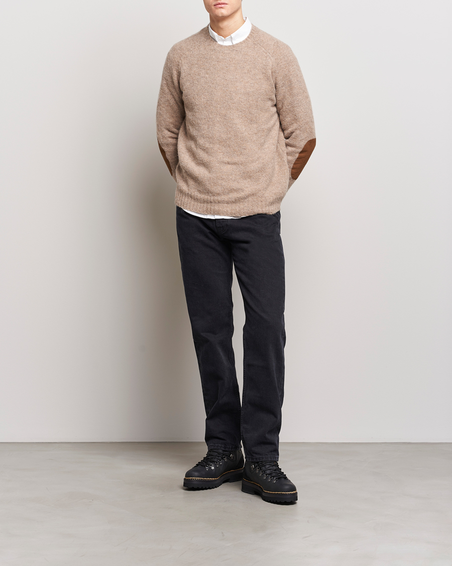 Herren | Pullover | Polo Ralph Lauren | Alpaca Knitted Crew Neck Sweater Oak Brown Heather