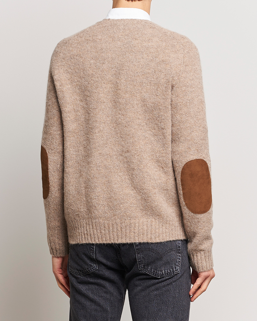 Herren | Pullover | Polo Ralph Lauren | Alpaca Knitted Crew Neck Sweater Oak Brown Heather