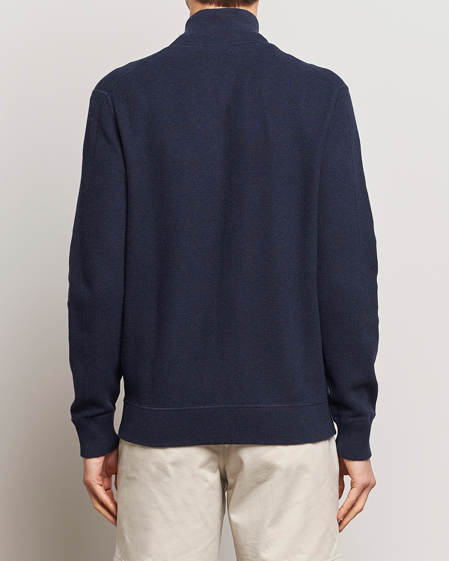 Herren | Pullover | Polo Ralph Lauren | Textured Full-Zip Navy Heather