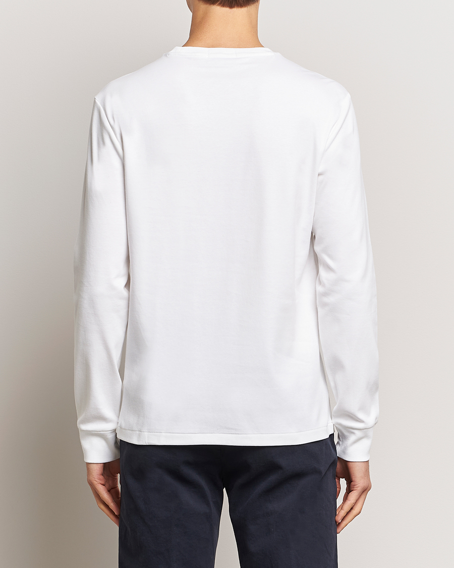 Herren | T-Shirts | Polo Ralph Lauren | Luxury Pima Cotton Long Sleeve T-Shirt White