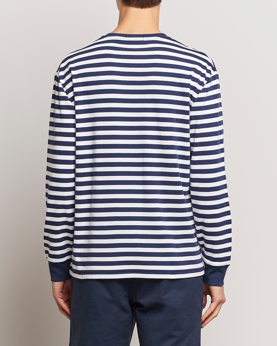 Herren | T-Shirts | Polo Ralph Lauren | Striped Long Sleeve T-Shirt Refined Navy/White