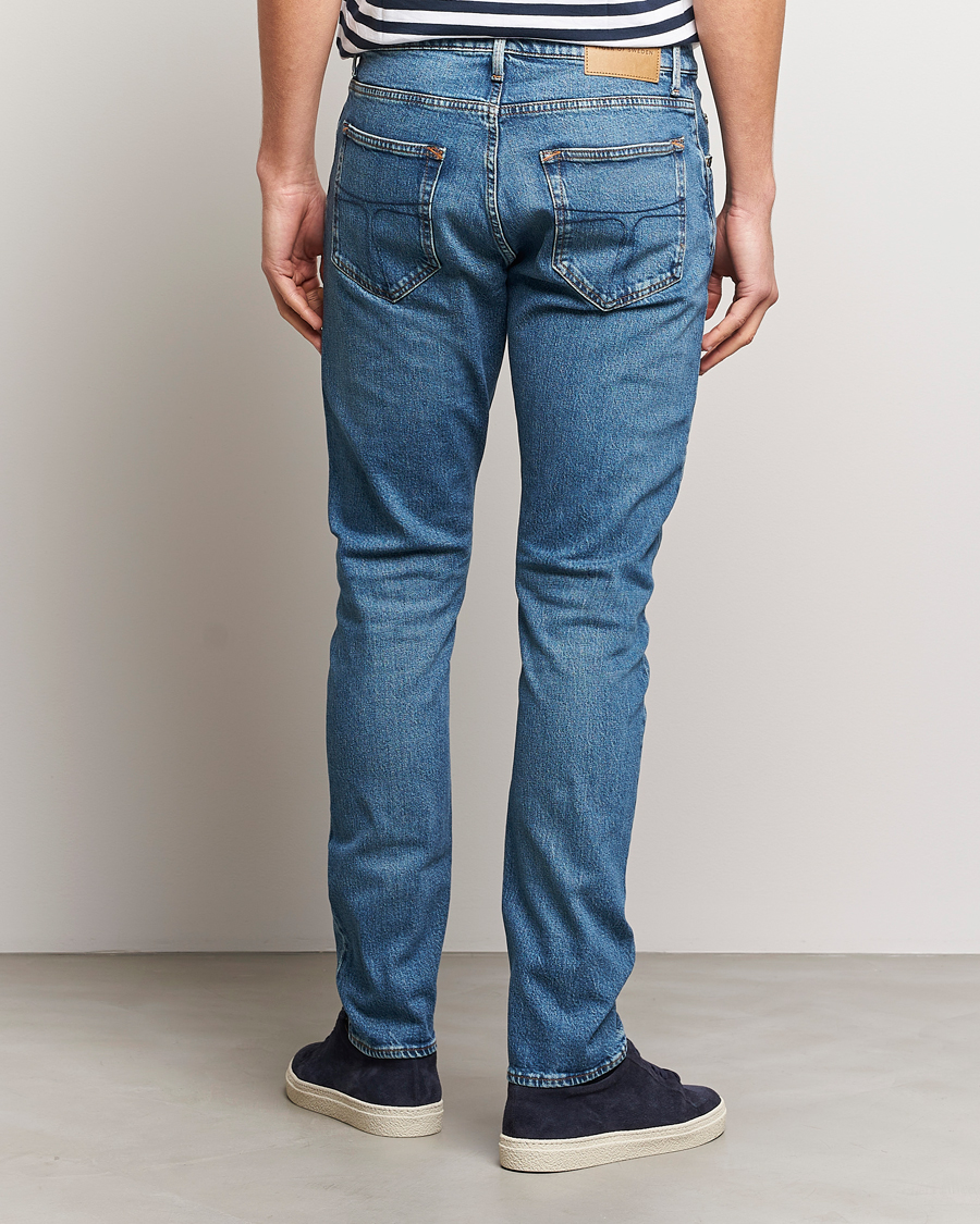 Herren | Jeans | Tiger of Sweden | Pistolero Stretch Cotton Jeans Midnight Blue