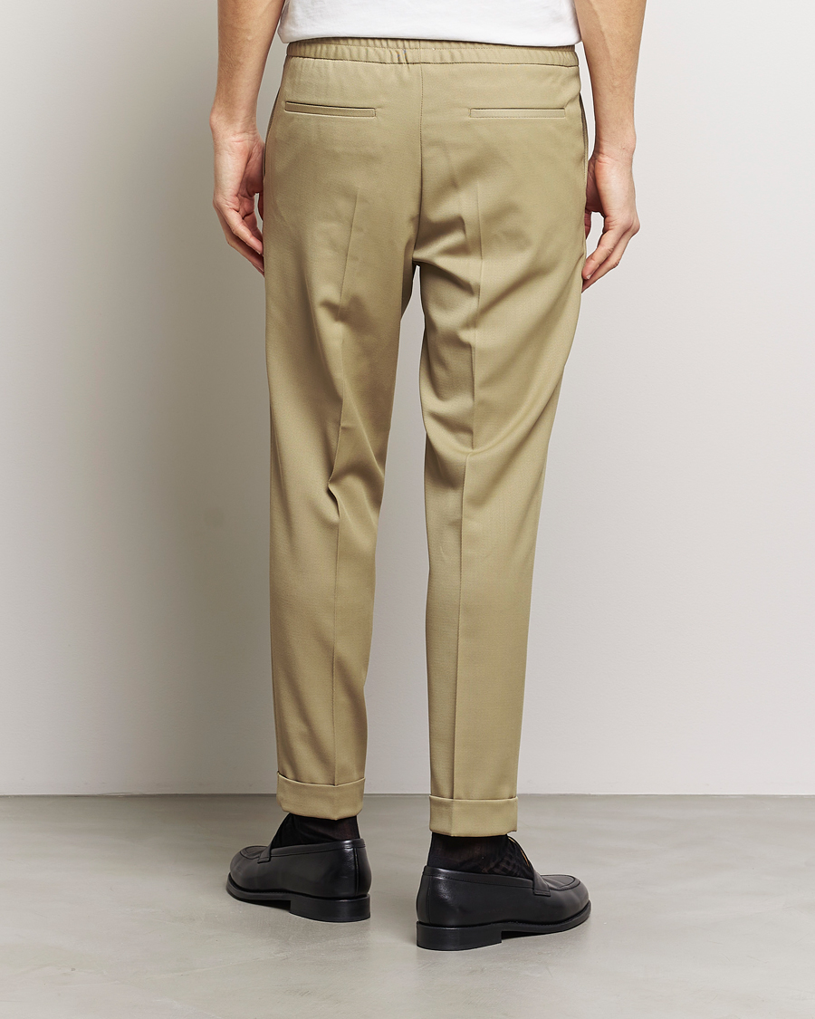 Herren | Hosen | Filippa K | Terry Cropped Trousers Sage Melange