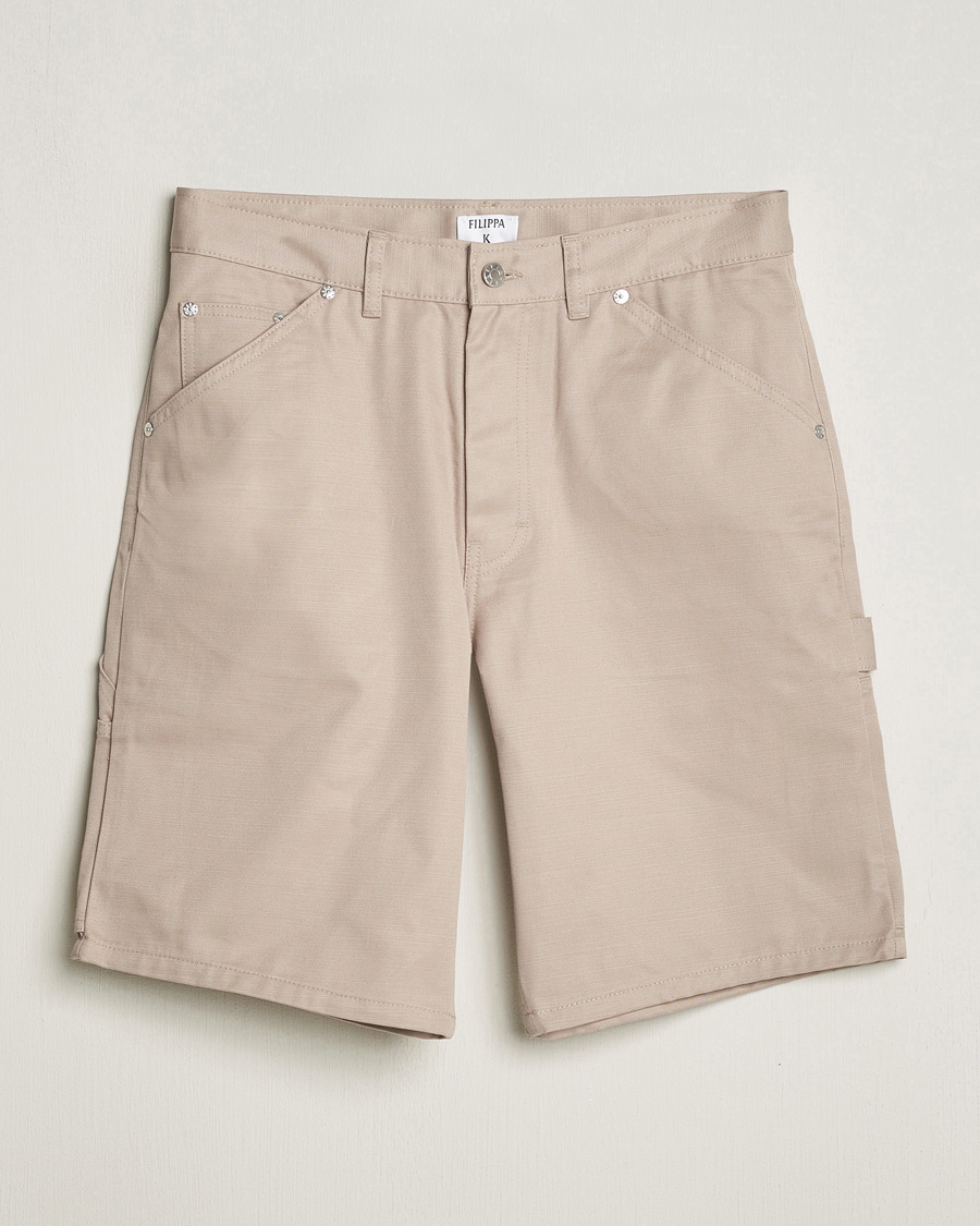 Herren | Shorts | Filippa K | Workwear Shorts Taupe