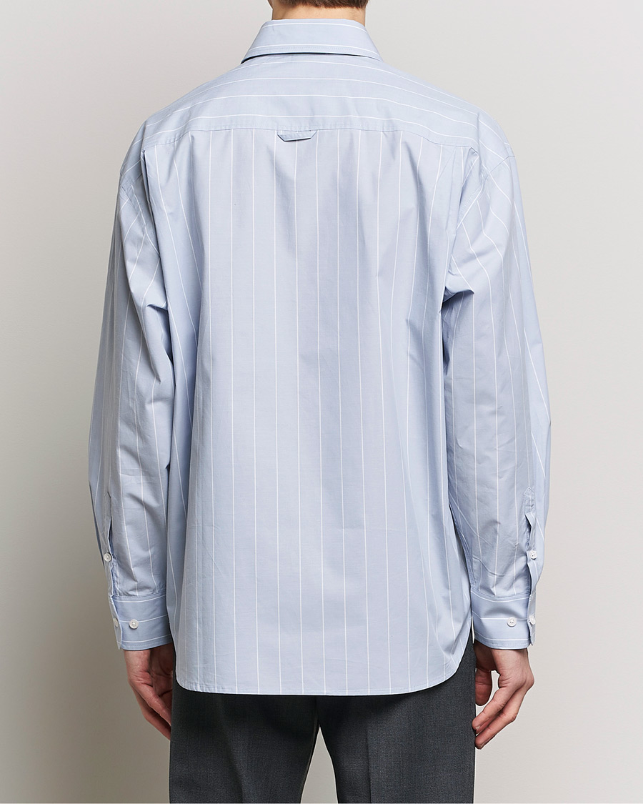 Herren | Hemden | Filippa K | Striped Poplin Shirt Faded Blue/White