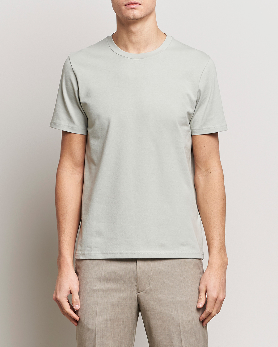 Herren |  | Filippa K | Soft Lycra T-Shirt Green Grey