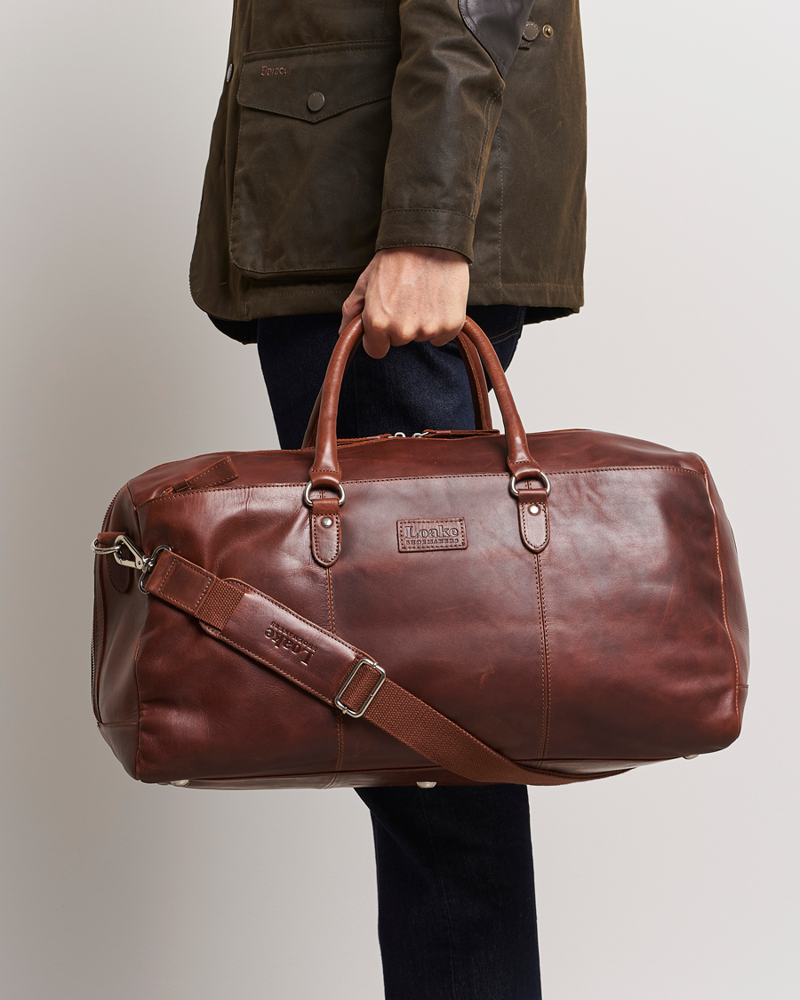 Herren | Accessoires | Loake 1880 | Norfolk Leather Travel Bag Cedar
