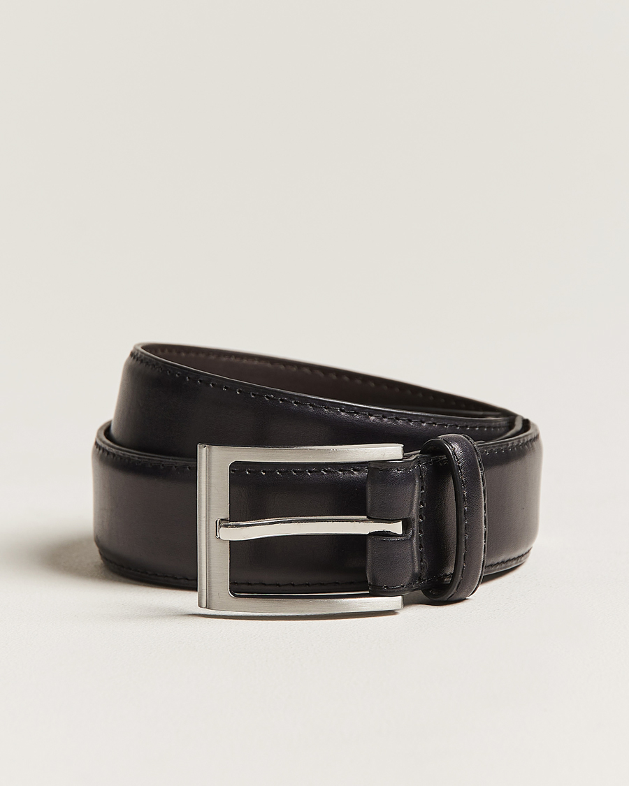 Herren | Loake 1880 Philip Leather Belt Black | Loake 1880 | Philip Leather Belt Black