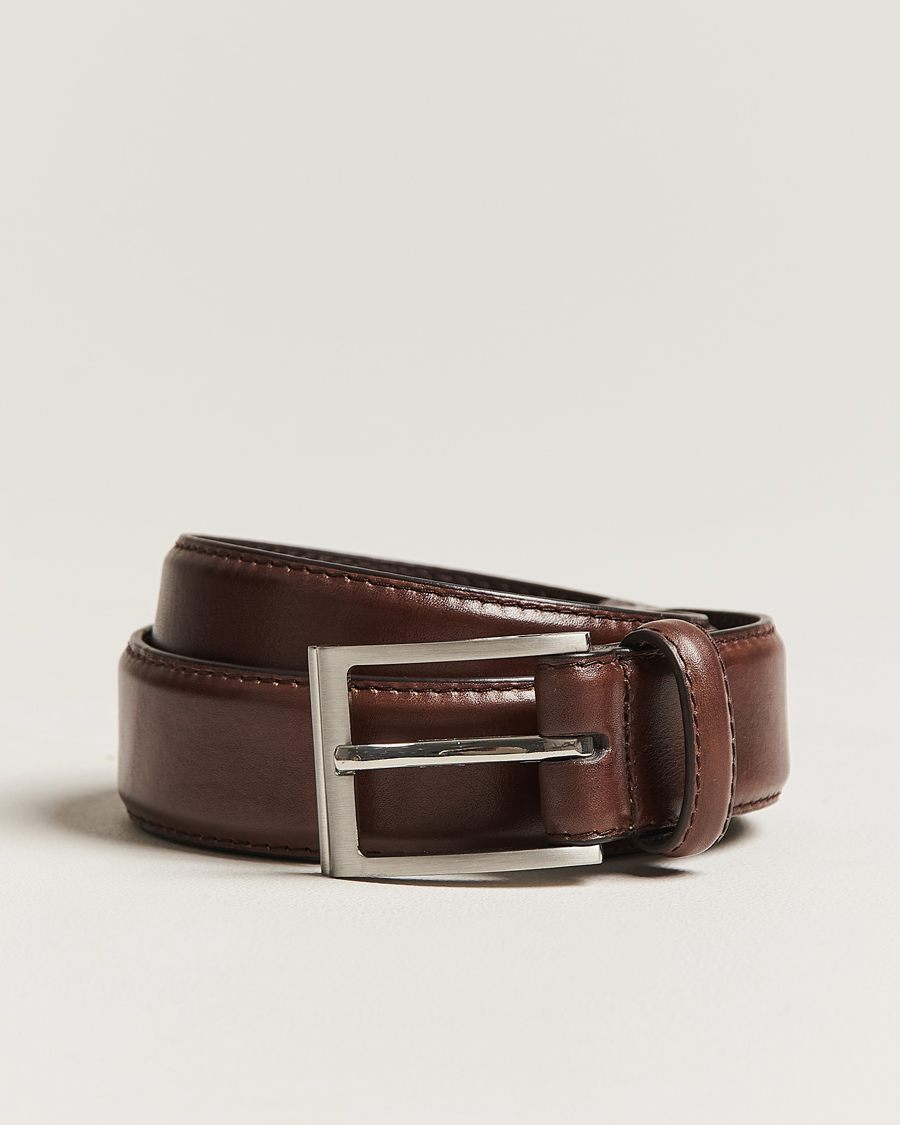 Herren | Gürtel | Loake 1880 | Philip Leather Belt Dark Brown