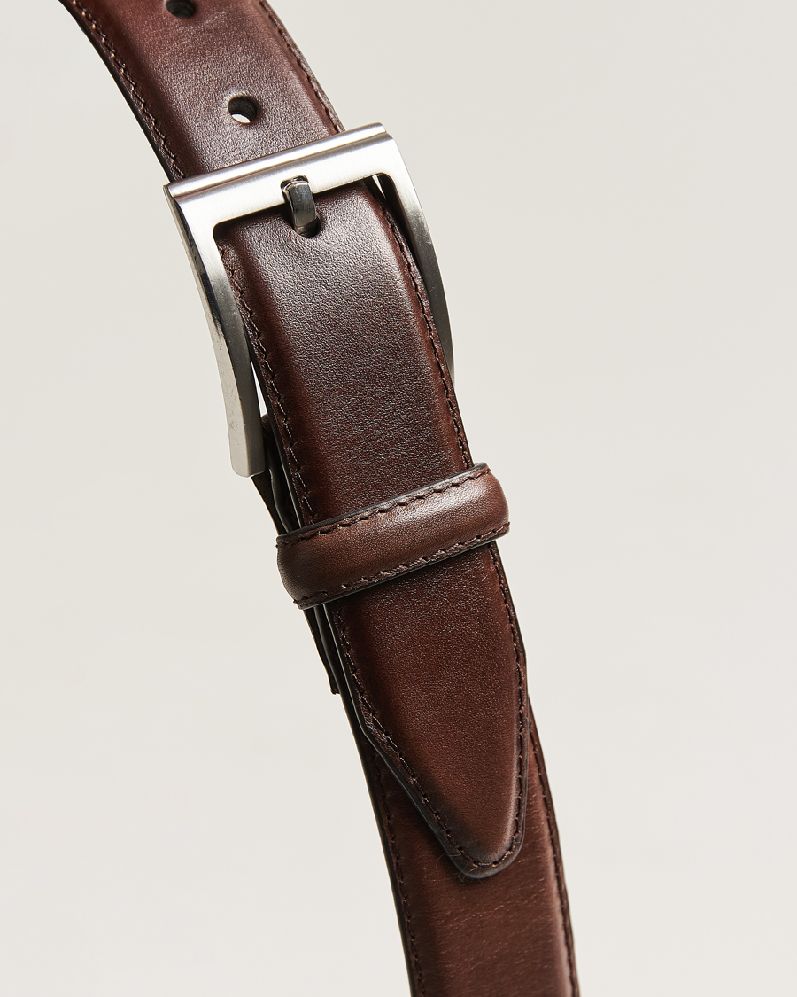Herren | Gürtel | Loake 1880 | Philip Leather Belt Dark Brown