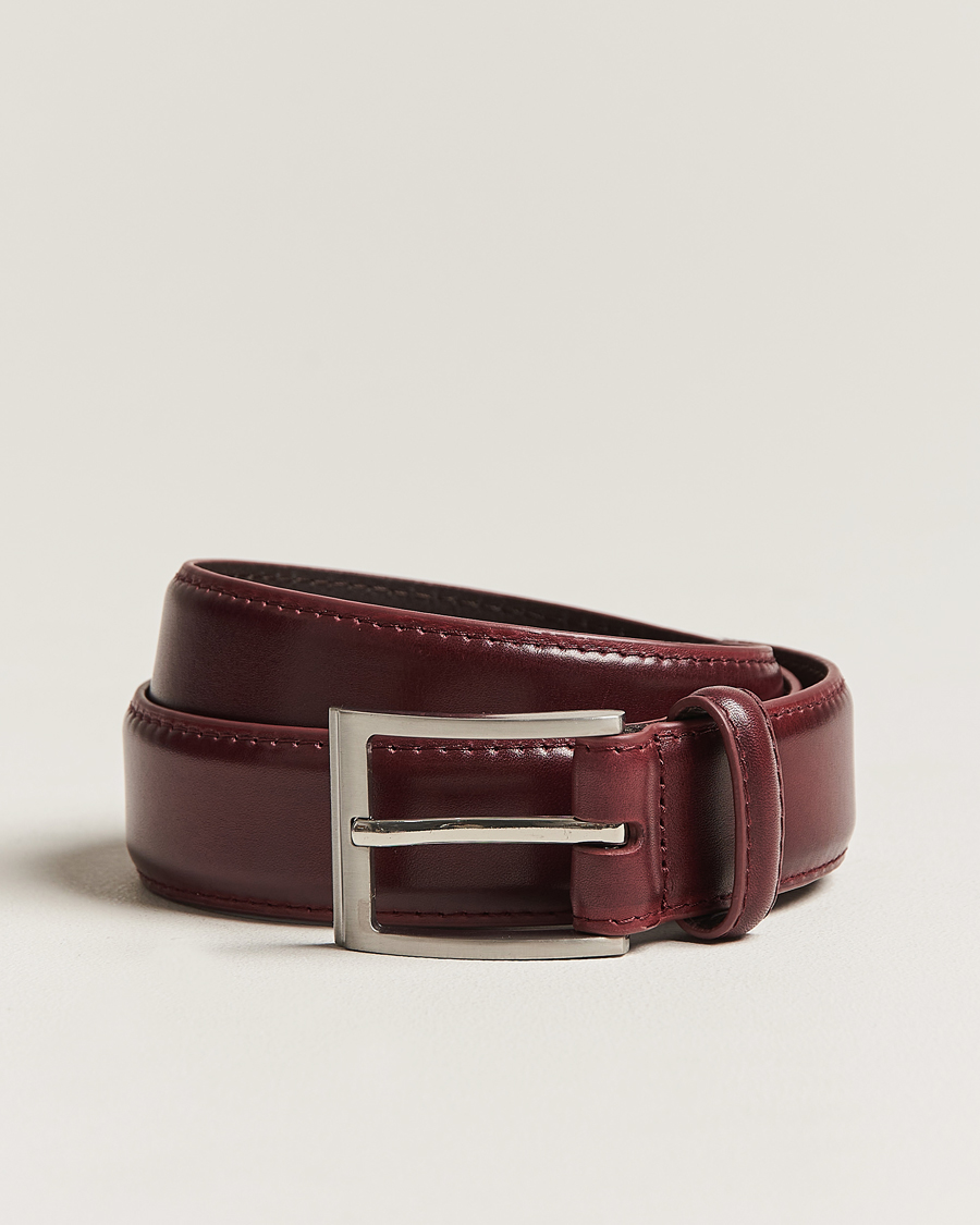Herren | Gürtel | Loake Shoemakers | Philip Leather Belt Burgundy
