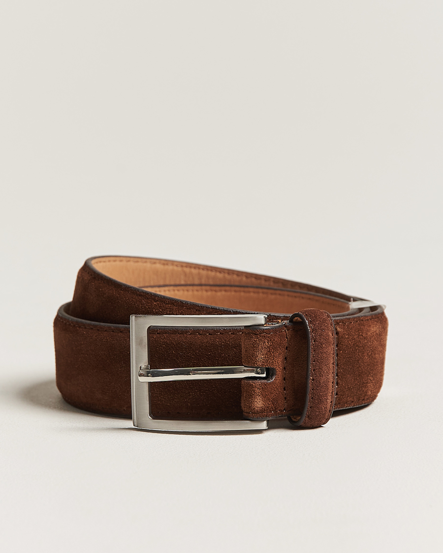Herren | Gürtel | Loake Shoemakers | William Suede Belt Brown