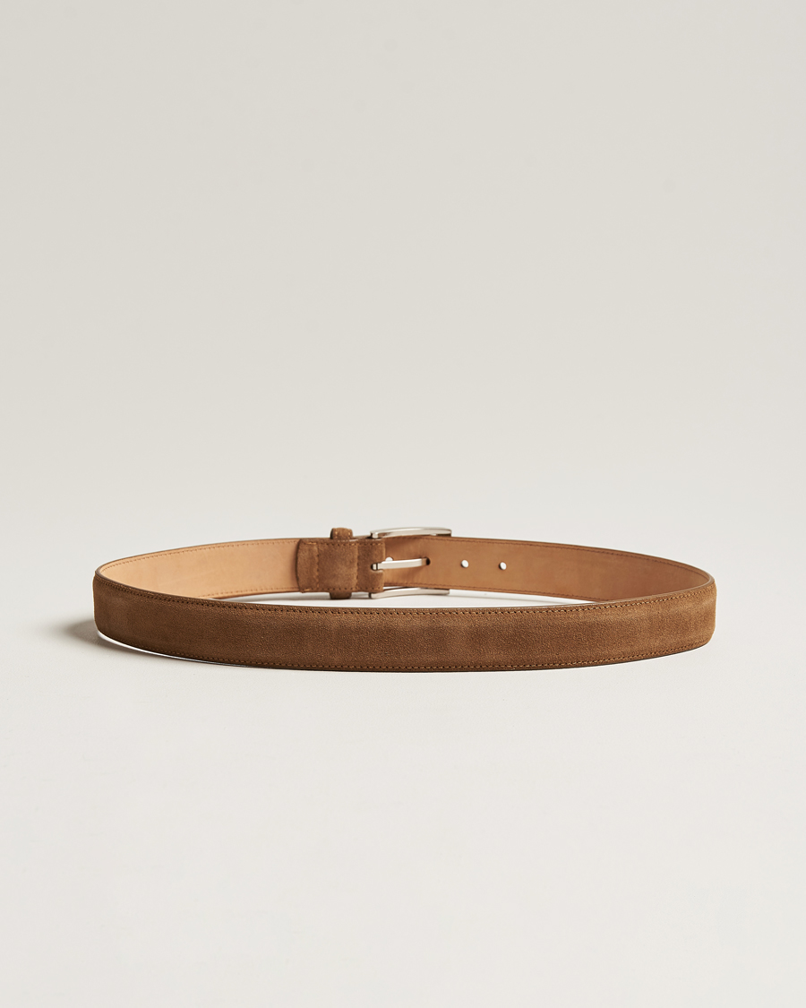 Herren | Gürtel | Loake Shoemakers | William Suede Belt Tan