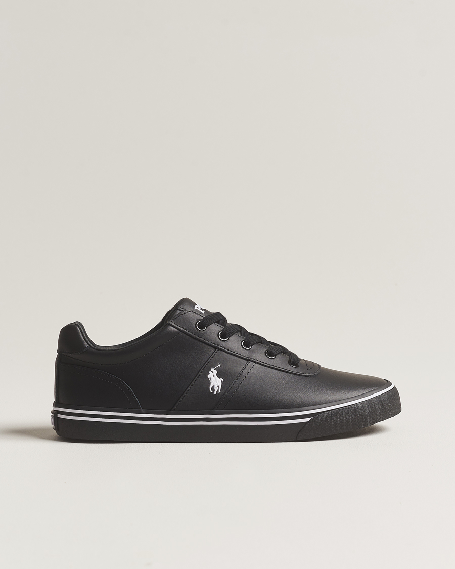 Herren | Polo Ralph Lauren Hanford Leather Sneaker Black | Polo Ralph Lauren | Hanford Leather Sneaker Black