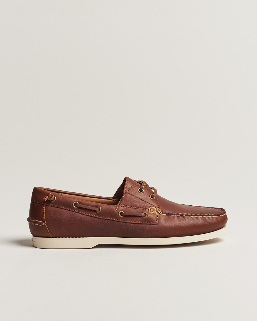 Herren | Polo Ralph Lauren Merton Leather Boat Shoe Tan | Polo Ralph Lauren | Merton Leather Boat Shoe Tan