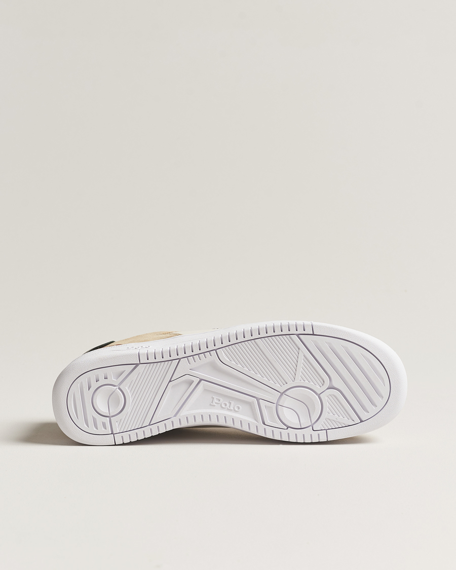 Herren | Polo Ralph Lauren Masters Court Leather/Suede Sneaker White | Polo Ralph Lauren | Masters Court Leather/Suede Sneaker White