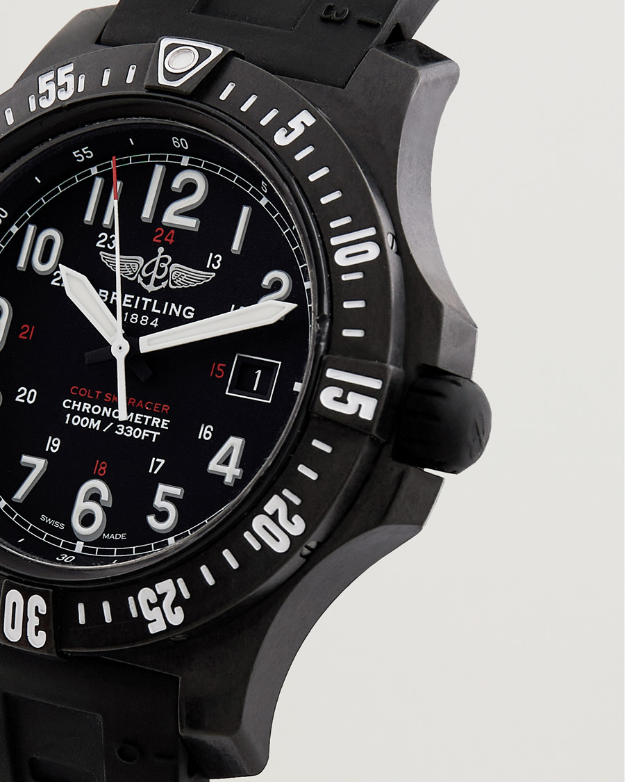 Herren | Breitling Pre-Owned Colt Skyracer X74320E4 Steel Black | Breitling Pre-Owned | Colt Skyracer X74320E4 Steel Black