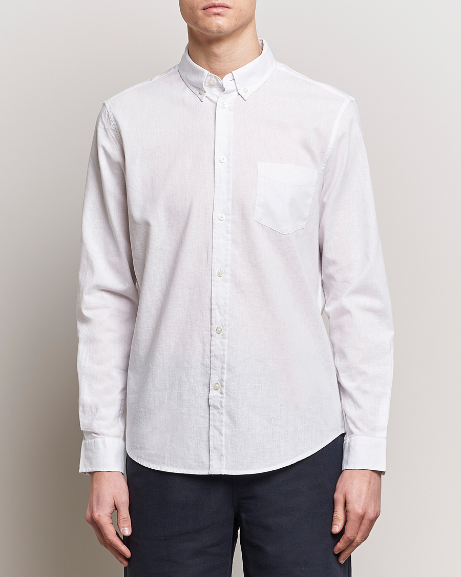 Herren | Kategorie | Samsøe Samsøe | Liam Linen/Cotton Shirt White