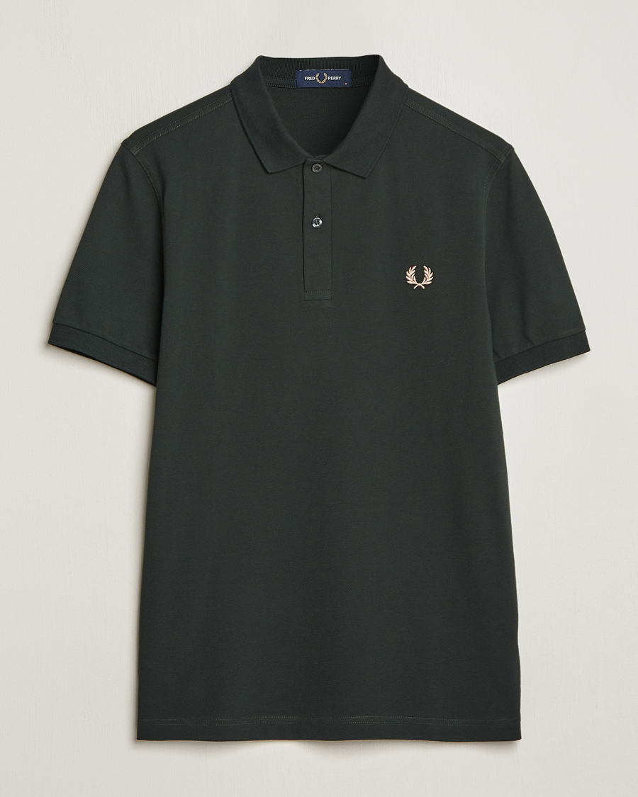 Herren | Poloshirts | Fred Perry | Plain Polo Shirt Night Green