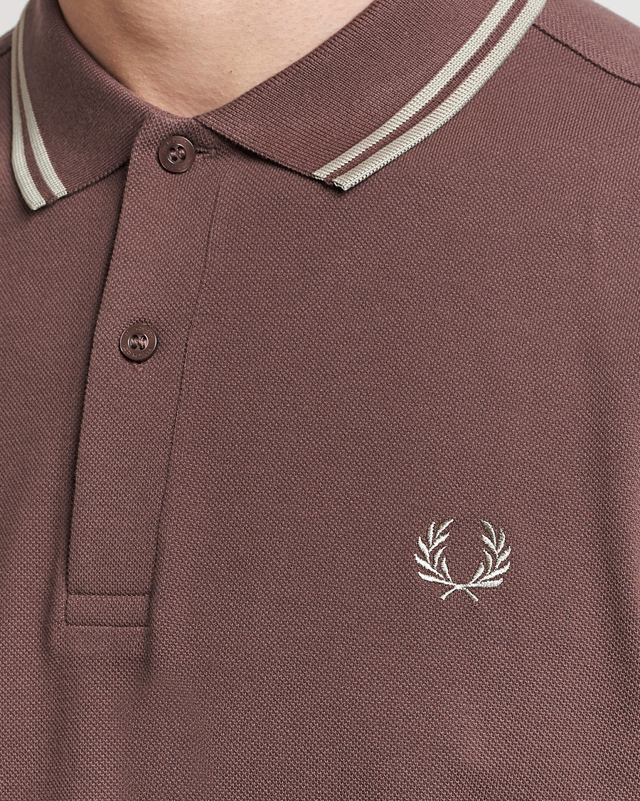 Herren | Poloshirts | Fred Perry | Twin Tipped Polo Shirt Brick Red