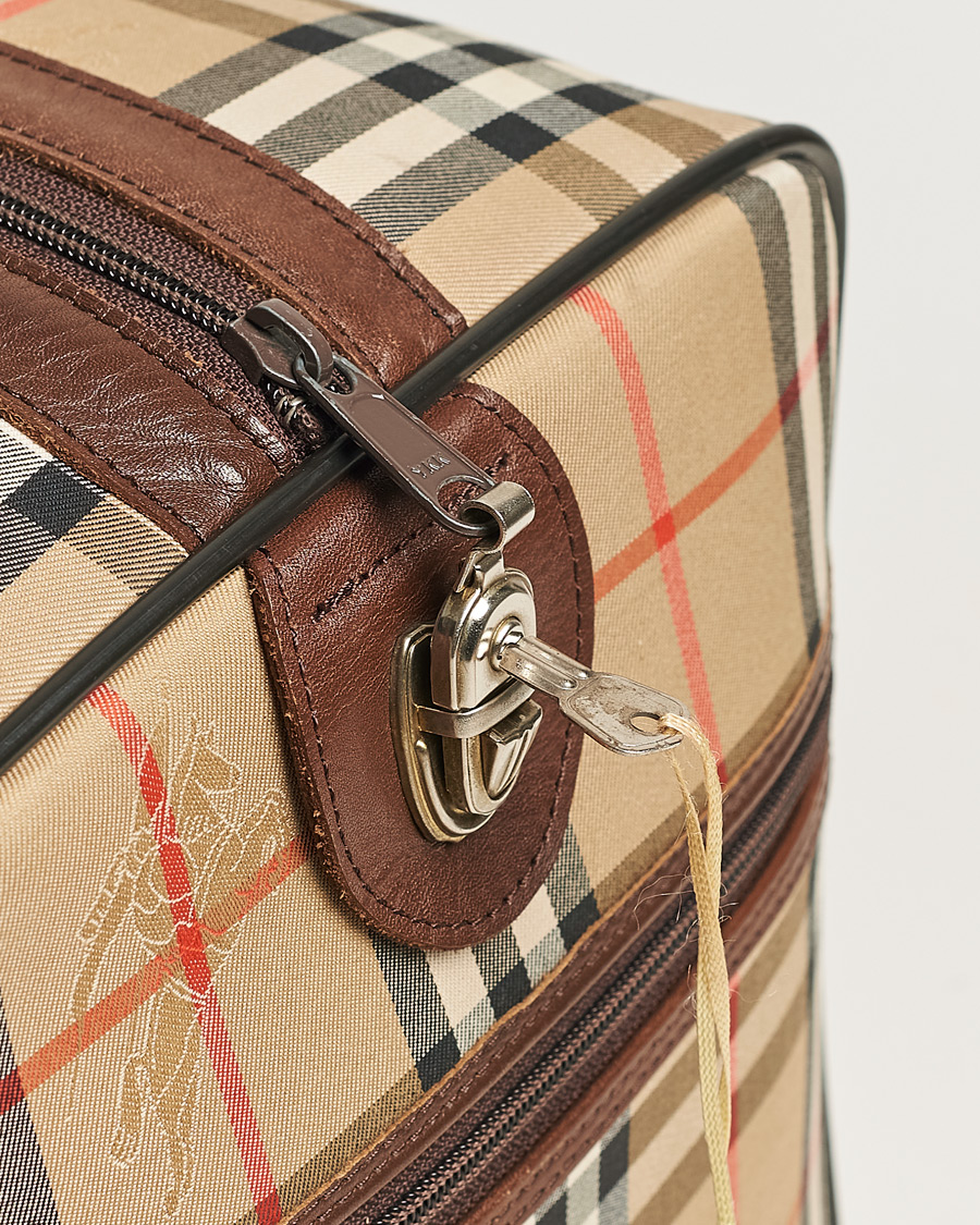 Herren | Burberry Pre-Owned Duffle Bag Haymarket Check | Burberry Pre-Owned | Duffle Bag Haymarket Check