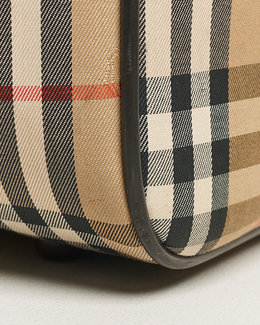 Herren | Burberry Pre-Owned Duffle Bag Haymarket Check | Burberry Pre-Owned | Duffle Bag Haymarket Check
