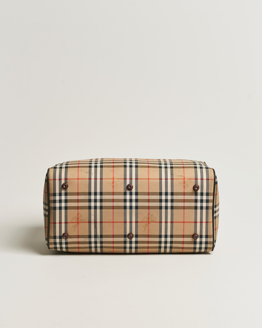 Herren | Burberry Pre-Owned Duffle Bag Haymarket Check | Burberry Pre-Owned | Duffle Bag Haymarket Check