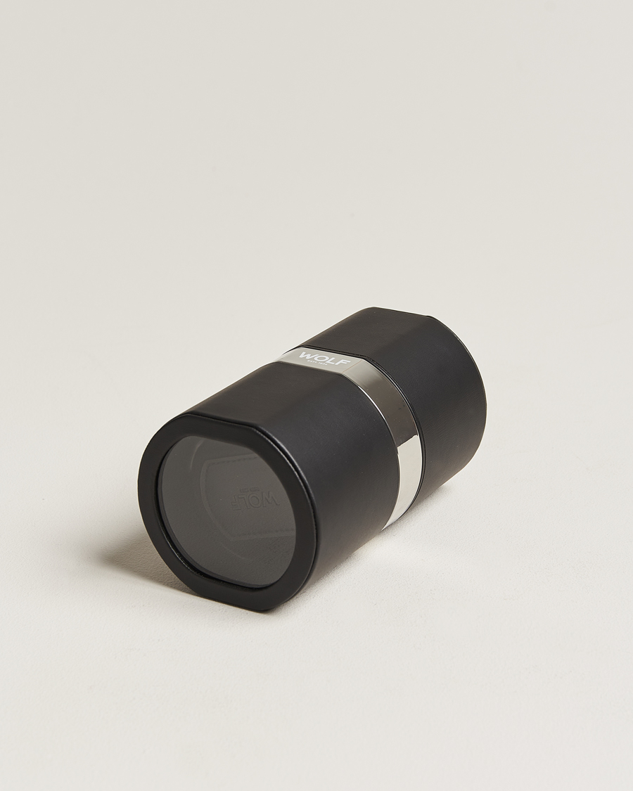 Herren | Uhren- und Schmuckkasten | WOLF | The Rocket Travel Watch Winder Black