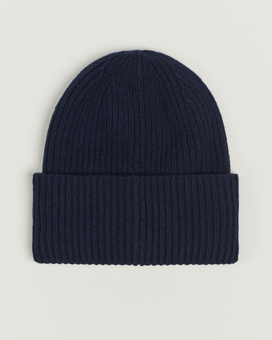 Herren | Moncler Genius Rib Knit Beanie Navy | Moncler Genius | Rib Knit Beanie Navy