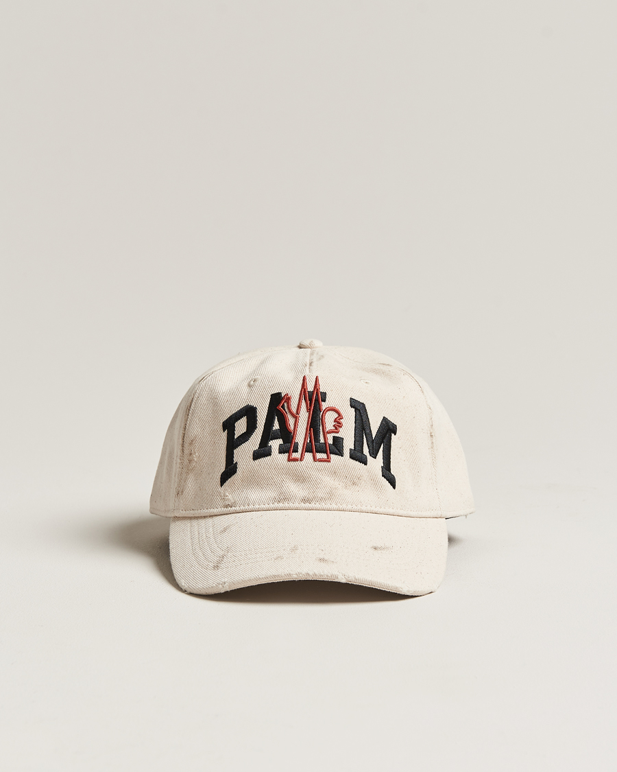 Herren | Moncler Genius Lettering Baseball Cap Off White | Moncler Genius | Lettering Baseball Cap Off White