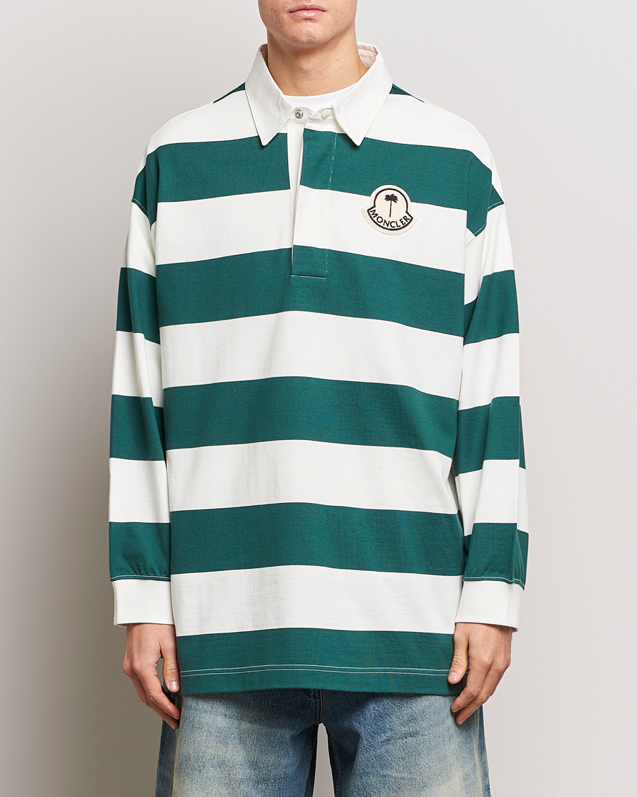Herren | Pullover | Moncler Genius | Long Sleeve Rugby White/Green
