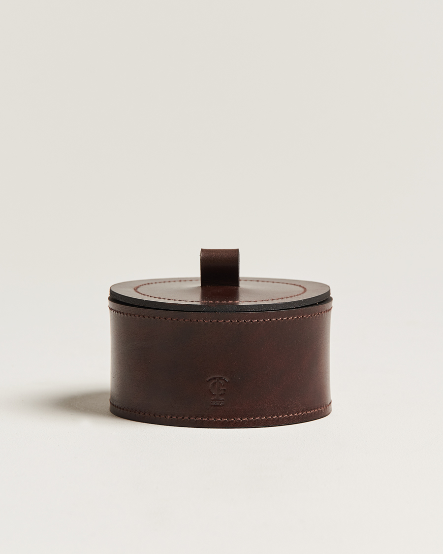 Herren | Für das Zuhause | Tärnsjö Garveri | Small Leather Box 002 Dark Brown