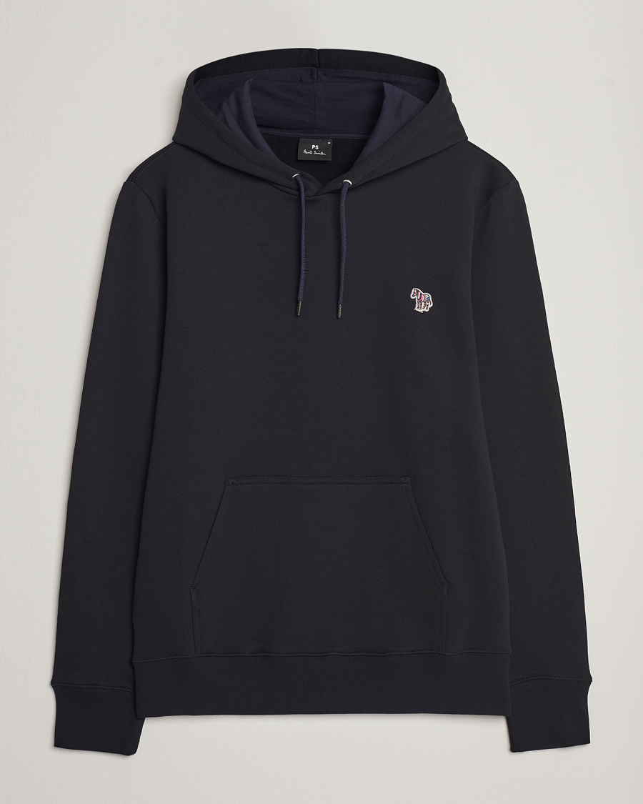 Herren | Pullover | PS Paul Smith | Zebra Organic Cotton Hoodie Black